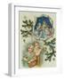 Playing Musical Instruments, Victorian Card-null-Framed Giclee Print