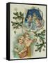 Playing Musical Instruments, Victorian Card-null-Framed Stretched Canvas