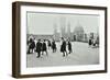 Playing Netball, Myrdle Street Girls School, Stepney, London, 1908-null-Framed Photographic Print