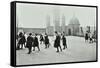 Playing Netball, Myrdle Street Girls School, Stepney, London, 1908-null-Framed Stretched Canvas