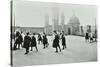 Playing Netball, Myrdle Street Girls School, Stepney, London, 1908-null-Stretched Canvas