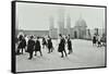 Playing Netball, Myrdle Street Girls School, Stepney, London, 1908-null-Framed Stretched Canvas