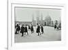 Playing Netball, Myrdle Street Girls School, Stepney, London, 1908-null-Framed Photographic Print