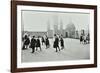 Playing Netball, Myrdle Street Girls School, Stepney, London, 1908-null-Framed Photographic Print