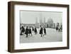 Playing Netball, Myrdle Street Girls School, Stepney, London, 1908-null-Framed Photographic Print