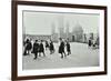 Playing Netball, Myrdle Street Girls School, Stepney, London, 1908-null-Framed Photographic Print