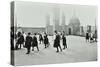 Playing Netball, Myrdle Street Girls School, Stepney, London, 1908-null-Stretched Canvas