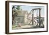 Playing on Swing in Russia, Artist from French School, Colour, 19th Century-null-Framed Giclee Print