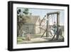 Playing on Swing in Russia, Artist from French School, Colour, 19th Century-null-Framed Giclee Print