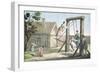 Playing on Swing in Russia, Artist from French School, Colour, 19th Century-null-Framed Giclee Print