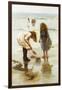 Playing on the Beach-Thomas Liddall Armitage-Framed Giclee Print