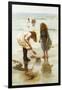 Playing on the Beach-Thomas Liddall Armitage-Framed Giclee Print