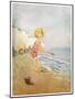 Playing On The Beach-Eugenie Richards-Mounted Art Print