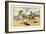 Playing on the Beach-Charles Robinson-Framed Art Print