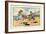 Playing on the Beach-Charles Robinson-Framed Art Print