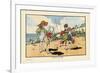 Playing on the Beach-Charles Robinson-Framed Art Print