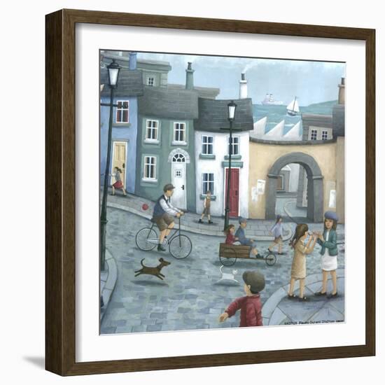 Playing Out-Peter Adderley-Framed Art Print