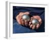 Playing Petanque, Roussillon, France, Europe-Thouvenin Guy-Framed Photographic Print