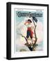 "Playing Pirate," Country Gentleman Cover, March 1, 1929-William Meade Prince-Framed Giclee Print