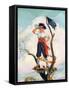 "Playing Pirate,"March 1, 1929-William Meade Prince-Framed Stretched Canvas