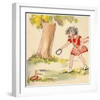 Playing Ring Toss-Romney Gay-Framed Art Print