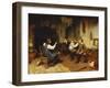 Playing School, 1893-Harry Brooker-Framed Giclee Print