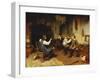 Playing School, 1893-Harry Brooker-Framed Giclee Print