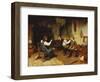 Playing School, 1893-Harry Brooker-Framed Giclee Print