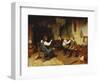 Playing School, 1893-Harry Brooker-Framed Giclee Print