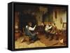 Playing School, 1893-Harry Brooker-Framed Stretched Canvas