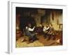 Playing School-Harry Brooker-Framed Giclee Print