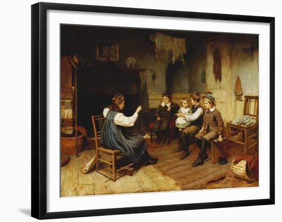 Playing School-Harry Brooker-Framed Giclee Print