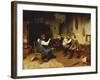 Playing School-Harry Brooker-Framed Giclee Print