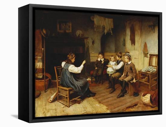 Playing School-Harry Brooker-Framed Stretched Canvas