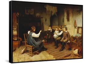 Playing School-Harry Brooker-Framed Stretched Canvas