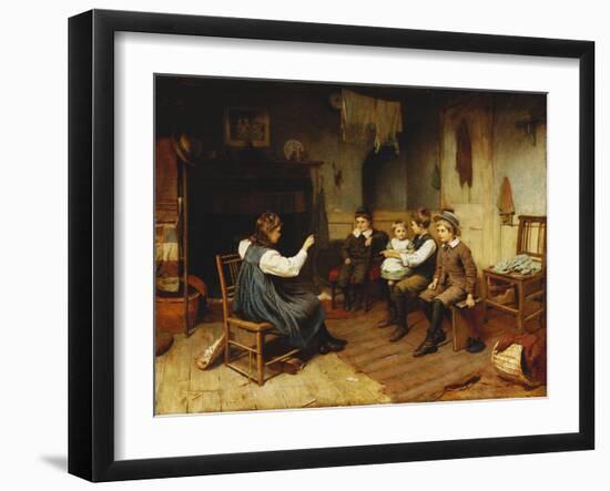 Playing School-Harry Brooker-Framed Giclee Print