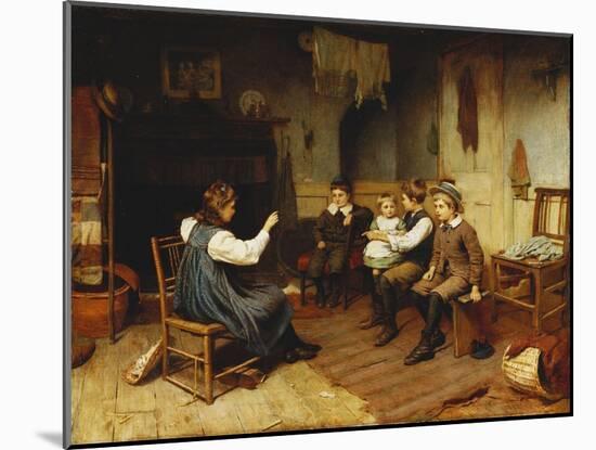 Playing School-Harry Brooker-Mounted Giclee Print