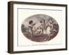 Playing Shuttle-Cock, 1906-Francesco Bartolozzi-Framed Giclee Print