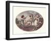 Playing Shuttle-Cock, 1906-Francesco Bartolozzi-Framed Giclee Print