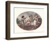 Playing Shuttle-Cock, 1906-Francesco Bartolozzi-Framed Giclee Print