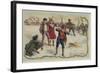 Playing Snowballs-null-Framed Giclee Print