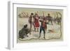 Playing Snowballs-null-Framed Giclee Print
