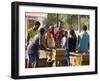 Playing Table Football at Cidade Velha, Santiago, Cape Verde Islands, Africa-R H Productions-Framed Photographic Print