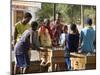 Playing Table Football at Cidade Velha, Santiago, Cape Verde Islands, Africa-R H Productions-Mounted Photographic Print