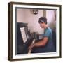 Playing the Piano-null-Framed Photographic Print