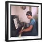 Playing the Piano-null-Framed Photographic Print