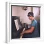 Playing the Piano-null-Framed Photographic Print