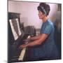 Playing the Piano-null-Mounted Photographic Print