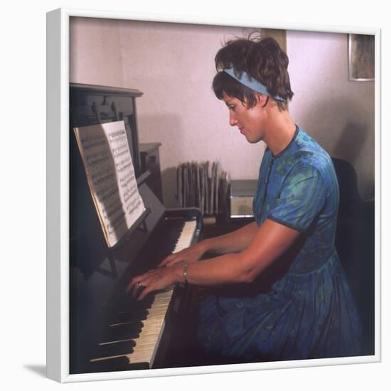 Playing the Piano-null-Framed Photographic Print