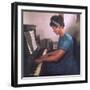 Playing the Piano-null-Framed Photographic Print